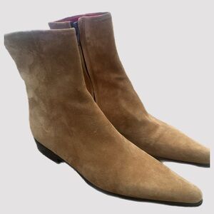 Freelance Suede Boots Made in France 35.5